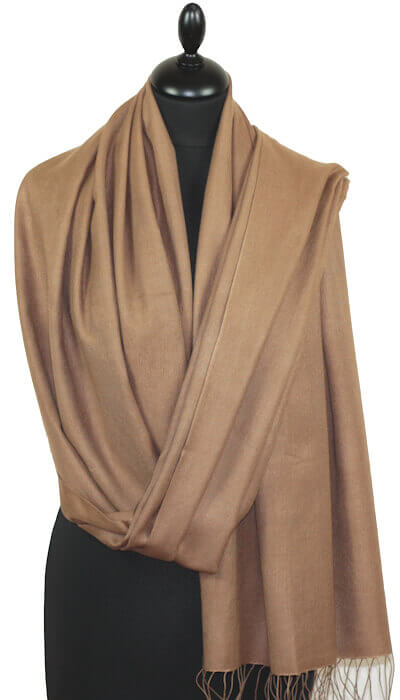 Pashmina Beige Tabac