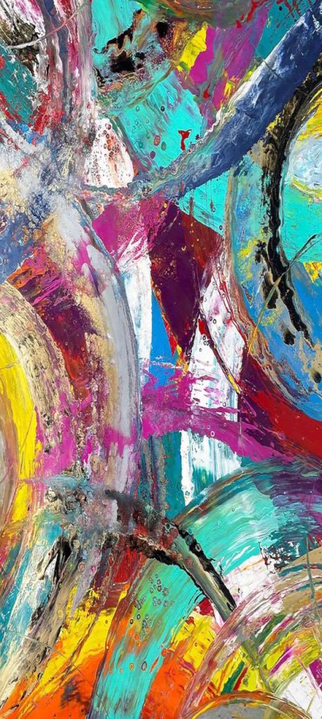 Écharpe en Soie Artiste
