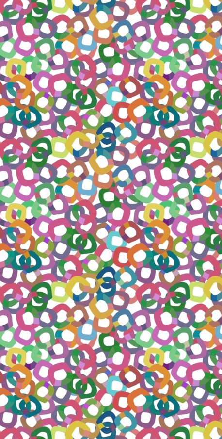 Écharpe Cachemire Cercles Enchantés