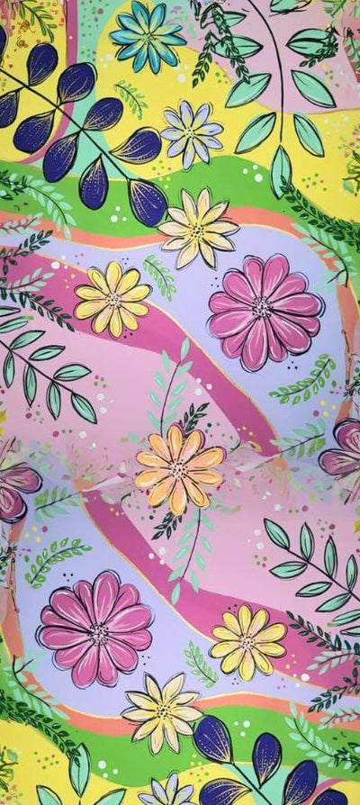 Écharpe Cachemire Jardin Pop