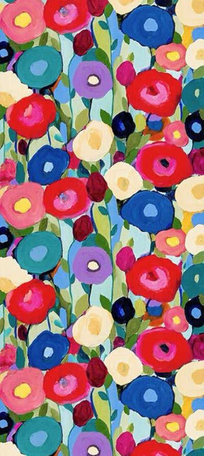 Écharpe en Soie Champ de Fleurs