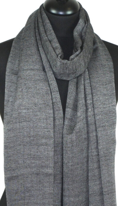 Écharpe en Laine Noire