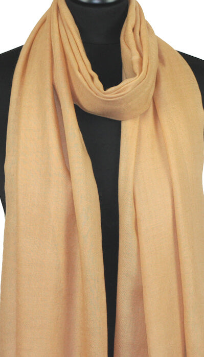 Écharpe Cachemire Beige Sable Lumineux