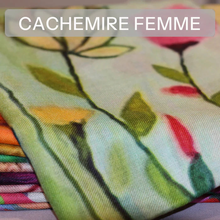 écharpe cachemire femme
