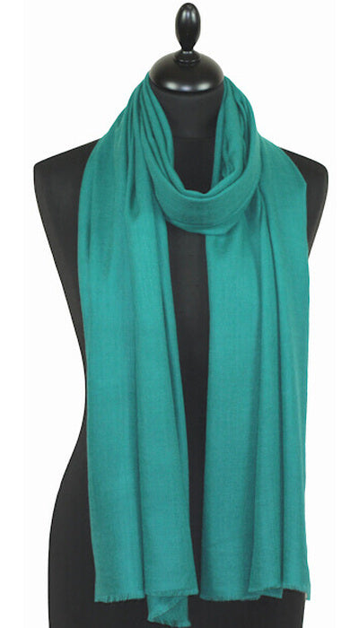 Teal Cashmere Scarf