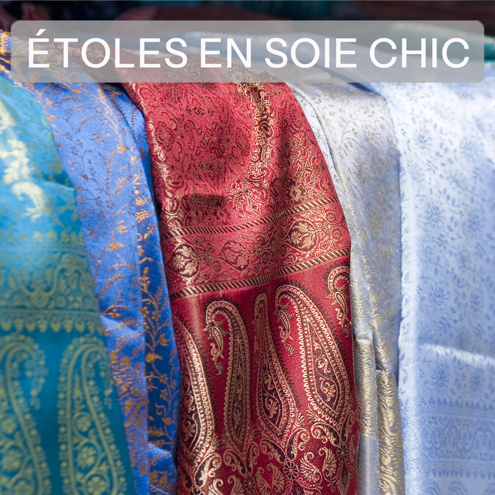 Étole en soie chic pour femme