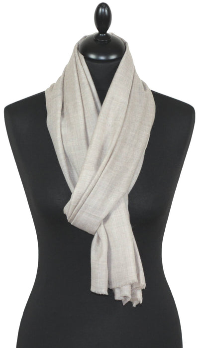 Pashmina Écru Naturel