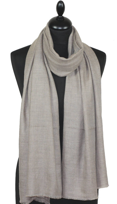 Natural Grey-Beige Pashmina