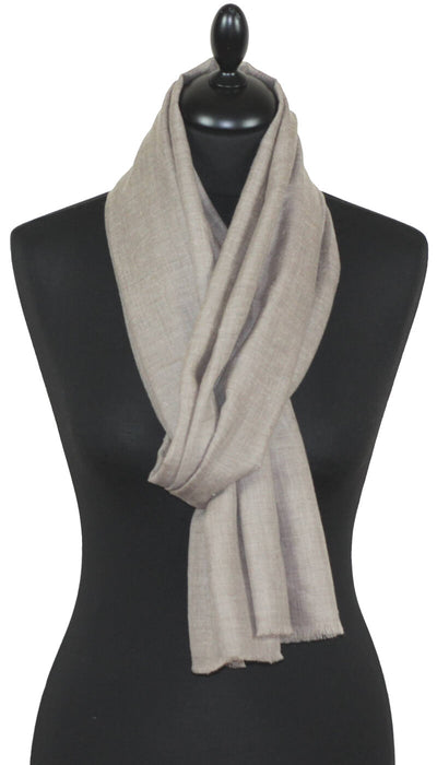 Natural Grey-Beige Pashmina