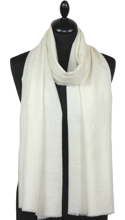 Pashmina Ivoire Naturel