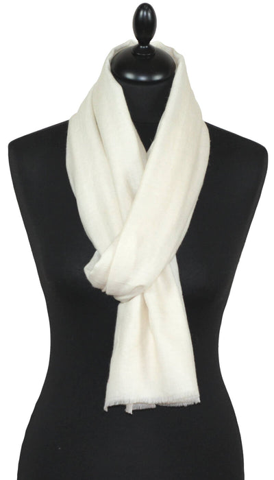 Pashmina Ivoire Naturel