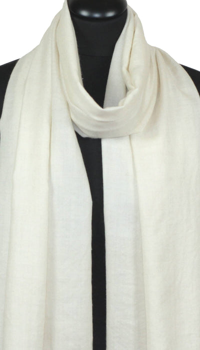 Pashmina Ivoire Naturel