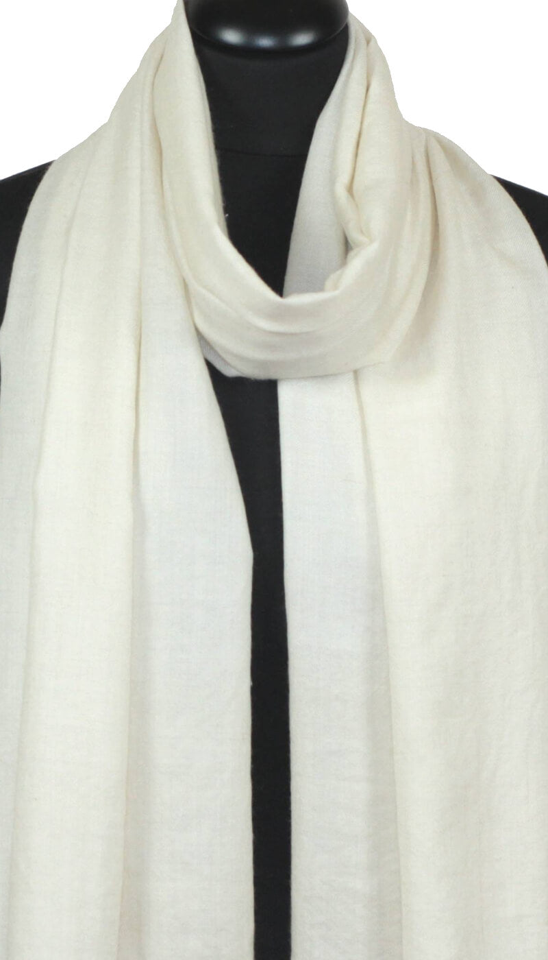 Pashmina Ivoire Naturel