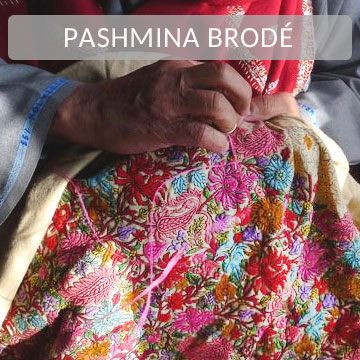 Collection Pashmina Brodé - Châles brodés main de prestige